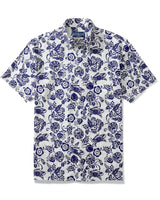 Porcelain Inspired Print Shirt For Men