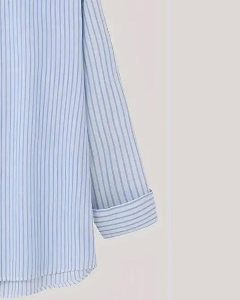 Men's Modern Striped Business Casual Shirt