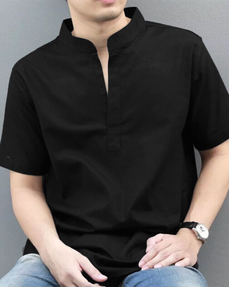 Black Henly Shirt